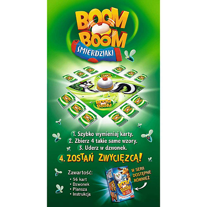 Настольная игра Бум Бум: Смердючки (Boom Boom: Stinkers), бренду Trefl, для 2-4 гравців - 2 - KUBIX