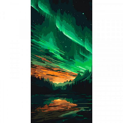Картина за номерами Сяйво (40х80 см), бренду Art Craft - KUBIX