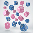 Миниатюра товара Набор кубиков Crosshairs Compact D6: Blue & Pink Dice Set - 2