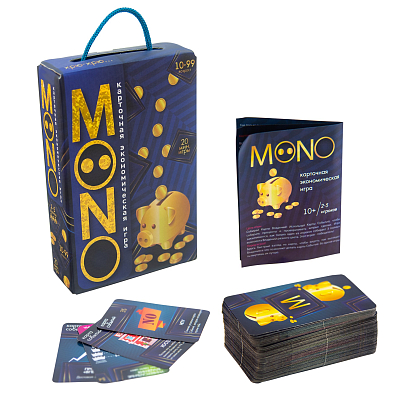 Настольная игра Моно (Mono) (Большая) (RU), бренду Strateg, для 2-5 гравців, час гри < 30мин. - 2 - KUBIX