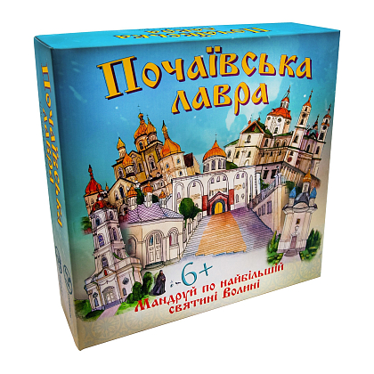 Настільна гра Почаївська лавра, бренду Strateg, для 2-4 гравців, час гри < 30хв. - KUBIX