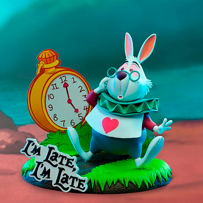 Фігурка White Rabbit. DISNEY. Alice in Wonderland (Аліса Білий кролик) - 9 - KUBIX