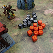 Мініатюра товару Набір кубиків Fortress Compact Black & Red D6 Dice (20) - 2