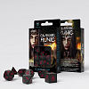 Набір кубиків Classic Runic Black & red Dice Set (7)