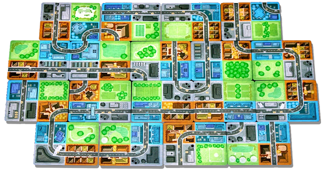 Настільна гра Мегаполіс. Повне видання (Sprawlopolis), бренду Geekach Games, для 1-4 гравців, час гри < 30хв. - 4 - KUBIX