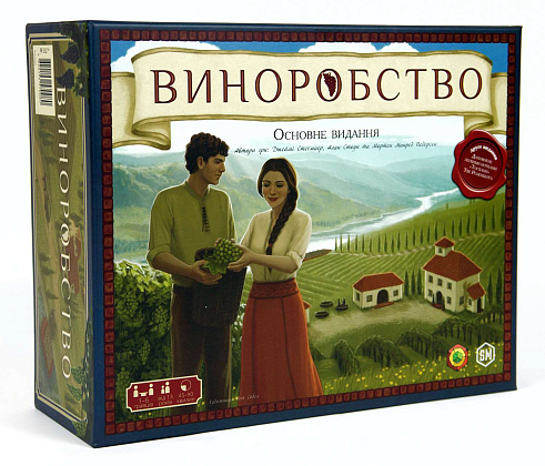 Настольная игра Виноделие (Viticulture), бренду Kilogames, для 1-6 гравців, час гри < 60мин. - KUBIX