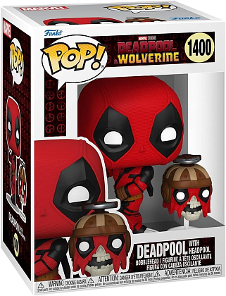 Игровая фигурка FUNKO POP! Дедпул с Хэдпулом Deadpool & Wolverine(Deadpool & Wolverine) Marvel #1400, бренду Funko - 3 - KUBIX