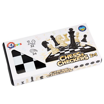 Настольная игра Шахи и шашки 2в1