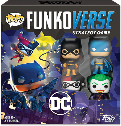 Настольная игра Funkoverse Strategy Game: DC 100 4 Pack (EN), бренду Funko, для 2-4 гравців, час гри < 30мин. - KUBIX