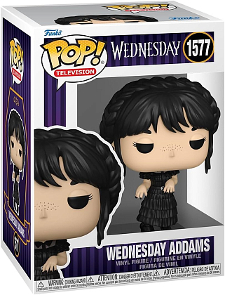 Ігрова фігурка FUNKO POP! Венздей (Rave'n Wednesday Addams) TV Wednesday #1577, бренду Funko - 2 - KUBIX