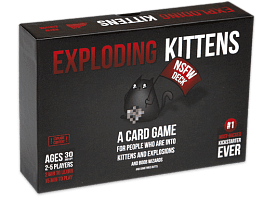 Настольная игра Взрывные Котята. Развратная версия (Exploding Kittens. NSFW PACK) (EN)