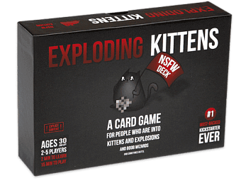 Настольная игра Взрывные Котята. Неприличная версия (Exploding Kittens. NSFW PACK) (EN) - KUBIX Настольная игра Взрывные Котята. Неприличная версия (Exploding Kittens. NSFW PACK) (EN)