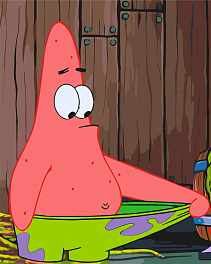 Картина по номерам Патрік (спанчбоб) (40х50 см)