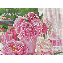 Алмазная мозаика Весеннее настроение (30х40 см)