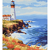 Картинка по номерам Маяк на берегу (40х50 см)