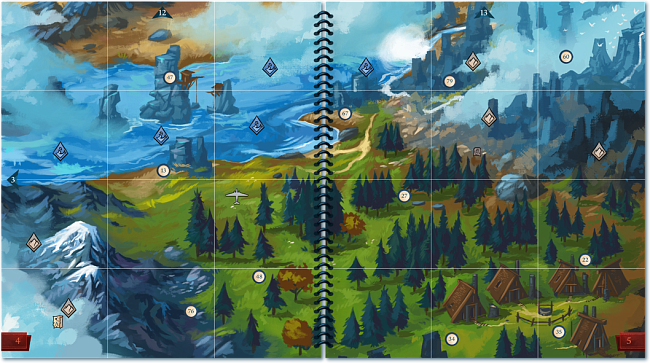 Настільна гра Сплячі Боги. Далекі небеса (Sleeping Gods: Distant Skies), бренду Games 7Days, для 1-4 гравців, час гри > 60хв. - 6 - KUBIX