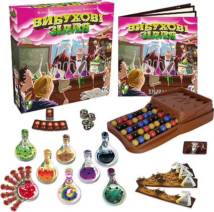 Настільна гра Вибухові зілля (Potion Explosion), бренду Games 7Days, для 2-4 гравців, час гри < 30хв. - 3 - KUBIX