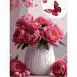 Мініатюра товару Картина за номерами Квіти у вазі (30х40 см) - 1