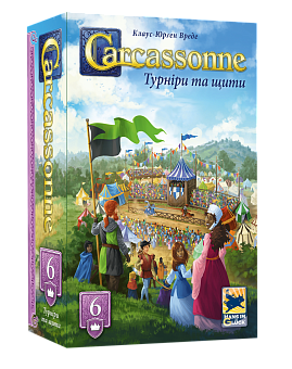 Настольная игра Каркасон №6. Турниры и щиты (Carcassonne: Jousts and Crests) - KUBIX Настольная игра Каркасон №6. Турниры и щиты (Carcassonne: Jousts and Crests)