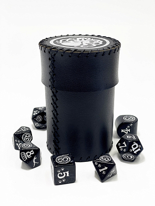 Стакан для кубиков Ктулху черный Dice Cup, бренду Планета Игр - 8 - KUBIX