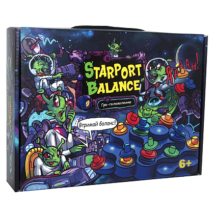 Настільна гра Starport Balance (Баланс Зоряного порту) , бренду Strateg, для 2-4 гравців - KUBIX