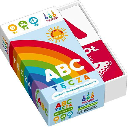 Настольная игра ABC tecza. Польский алфавит, бренду Мальвы, для 2-4 гравців - KUBIX