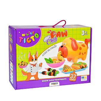 Набор для лепки Мистер тесто Paw Chef - KUBIX Набор для лепки Мистер тесто Paw Chef