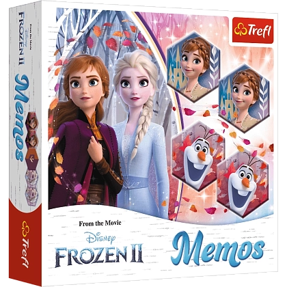 Настольная игра Ледяное сердце 2: Мемос (Frozen 2 Disney: Memos), бренду Trefl, для 1-4 гравців, час гри < 30мин. - KUBIX