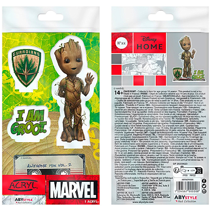Акриловая фигурка Малыш Грут (Baby Groot. MARVEL) - 2 - KUBIX