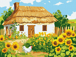 Картина по номерам Родной дом (30х40 см)