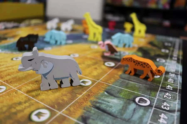 Настільна гра Дика природа. Серенгеті (Wild: Serengeti), бренду Geekach Games, для 1-4 гравців, час гри < 60хв. - 6 - KUBIX