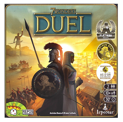 Настольная игра 7 Чудес: Дуэль (7 Wonders Duel), бренду Игромаг, для 2-2 гравців, час гри < 30мин. - 6 - KUBIX