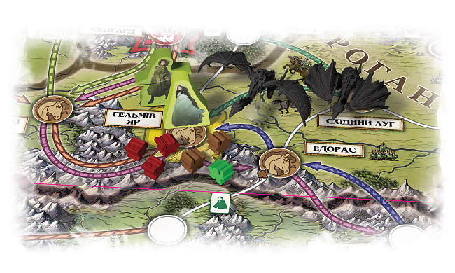 Настольная игра Властелин Колец. Доля братства (The Lord of the Rings)., бренду Geekach Games, для 1-5 гравців, час гри > 60мин. - 9 - KUBIX
