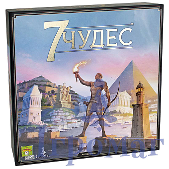 Настольная игра 7 Чудес 2 издания (7 Wonders (2nd Edition)) - KUBIX Настольная игра 7 Чудес 2 издания (7 Wonders (2nd Edition))