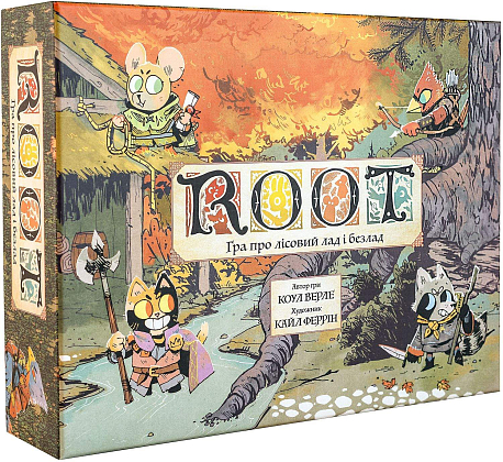 Настольная игра Root, бренду Kilogames, для 2-4 гравців, час гри > 60мин. - KUBIX