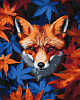 Картина по номерам Осіння лисиця (40х50 см)