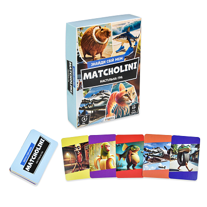 Настільна гра MATCHOLINI (Мачоліні), бренду Strateg, для 2-4 гравців - 2 - KUBIX