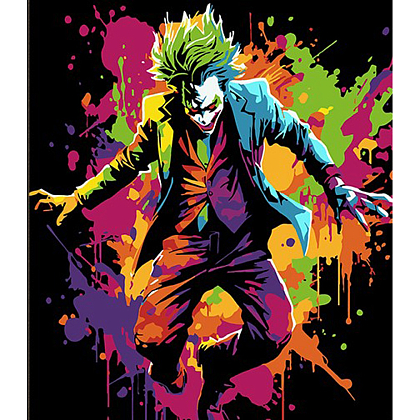 Картина за номерами Хаос Джокера (30х40 см), бренду Strateg - KUBIX
