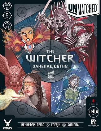 Настільна гра Unmatched: The Witcher. Занепад світів (Realms Fall), бренду Geekach Games, для 2-3 гравців, час гри < 30хв. - 10 - KUBIX