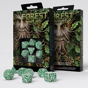 Набор кубиков Forest Dice Set: Tundra - KUBIX Набор кубиков Forest Dice Set: Tundra