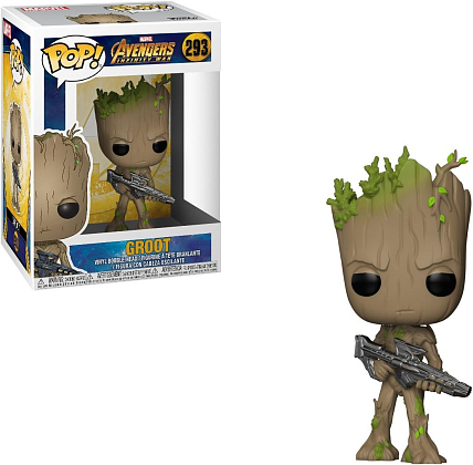 Ігрова фігурка FUNKO POP! Ґрут (Groot) Marvel. Avengers Infinity War #293, бренду Funko - 2 - KUBIX