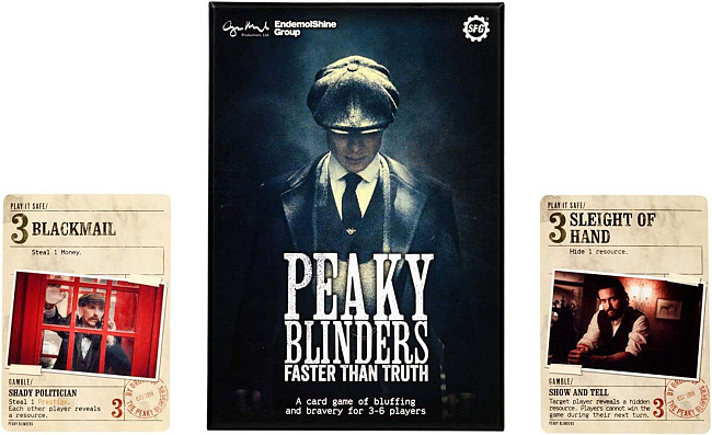 Настільна гра Peaky Blinders: Faster than Truth (Гострі Картузи: Швидше ніж Правда) (EN), бренду Steamforged Games Ltd., для 3-6 гравців, час гри < 30хв. - 3 - KUBIX