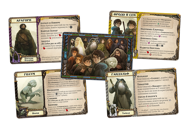 Настольная игра Властелин Колец. Доля братства (The Lord of the Rings)., бренду Geekach Games, для 1-5 гравців, час гри > 60мин. - 5 - KUBIX