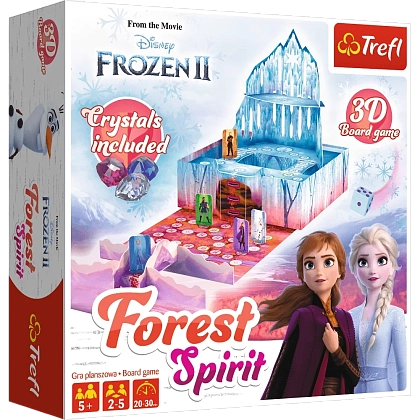 Настільна гра Крижане серце 2: Лісний дух (Frozen 2 Disney: Forest Spirit), бренду Trefl, для 2-5 гравців, час гри < 30хв. - KUBIX