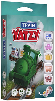Настольная игра Яцзи. Поезда (Train Yatzy)