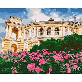 Картина по номерам Одеса Оперний театр (40х50 см)