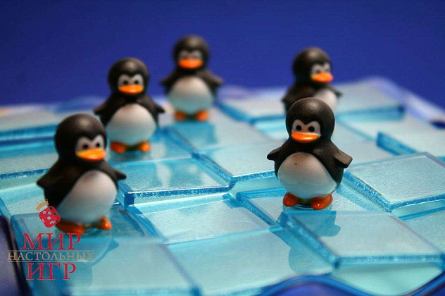 Настільна гра Пінгвіни на льоду (Penguins on Ice), бренду Smart Games, для 1-1 гравців, час гри < 30хв. - 3 - KUBIX