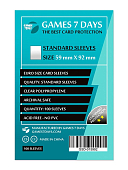 Мініатюра товару Протектори Games7Days (59 x 92 мм) Standard Euro Size (100 шт) - 1