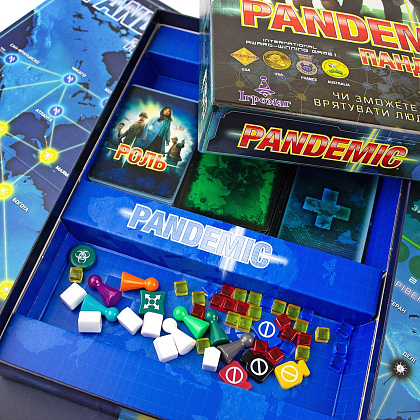 Настільна гра Пандемія (Pandemic), бренду Ігромаг, для 2-4 гравців, час гри < 60хв. - 14 - KUBIX
