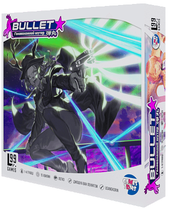Настільна гра Bullet: Головоломний шутер (Bullet★), бренду Games 7Days, для 1-4 гравців, час гри < 30хв. - KUBIX
